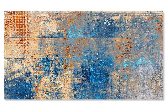 Tablou Canvas Abstract - Nuante Bleu Si Bej TA26705