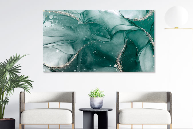 Tablou Canvas Abstract - Verde TA43181