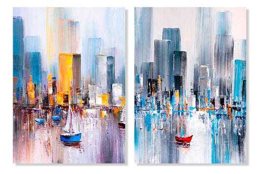 Tablouri Canvas Abstracte  - Arhitectura Moderna New York TA17272