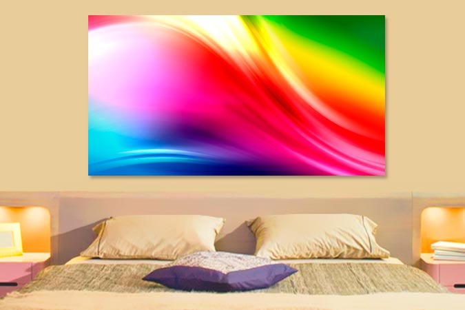 Tablou Canvas Abstract  - Aurora Colorata TA65228