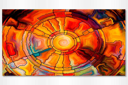 Tablou Canvas Abstract  - Culori Calde TA65428