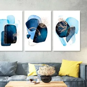 tablouri canvas 3 piese living abstract 19375