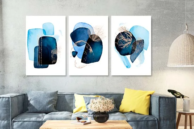 tablouri canvas 3 piese living abstract 19375