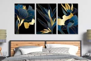 tablouri canvas dormitor 3 piese abstract 43381.