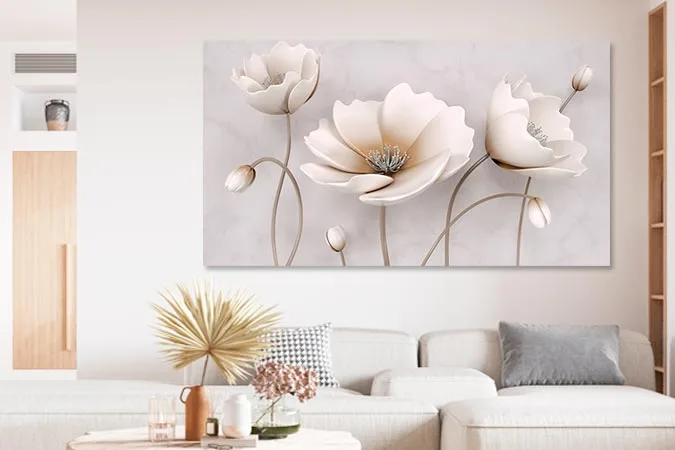 tablouri canvas living flori stilizate 27117