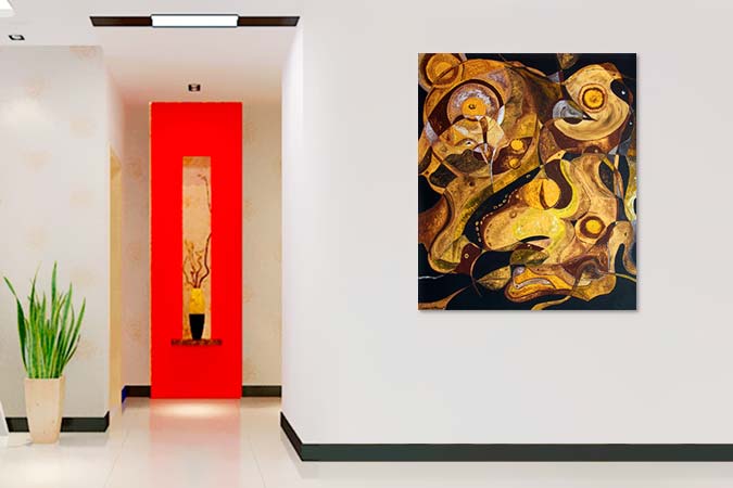 Tablouri Canvas Abstracte - Simbioza TA85100