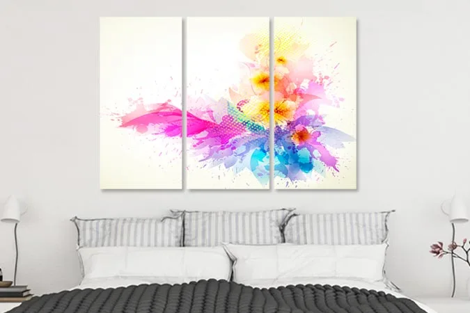 tablouri canvas dormitor flori vector 17762